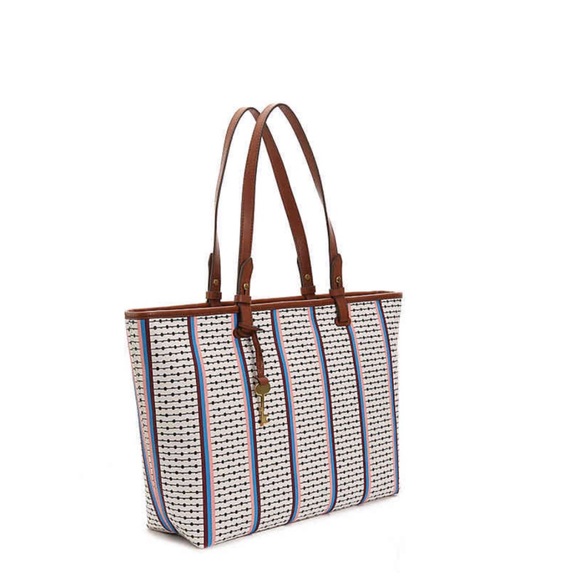 NWT Fosil Racheel Multi-Stripe Tote bag - Picture 5 of 6